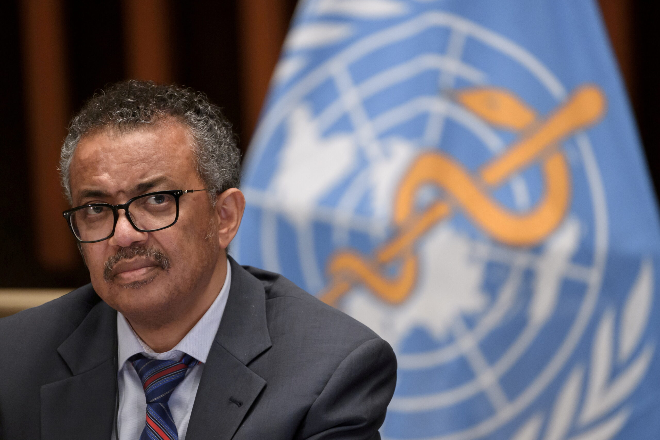 File Photo: World Health Organization Director General Tedros Adhanom Ghebreyesus Attends A News Conference In Geneva