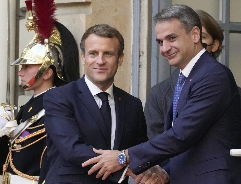 Mitsotakis Macron