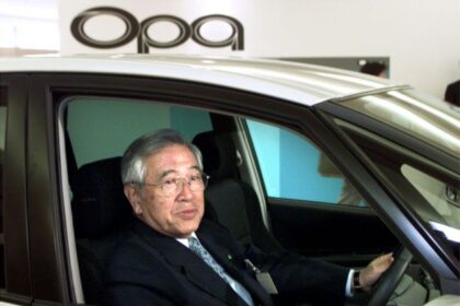 File photo: shoichiro toyoda, son of toyota founder, dies aged 97