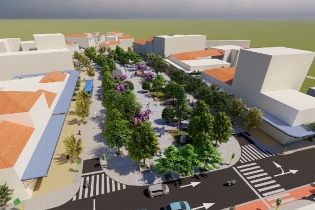 Open mall plateia 1866 maketa