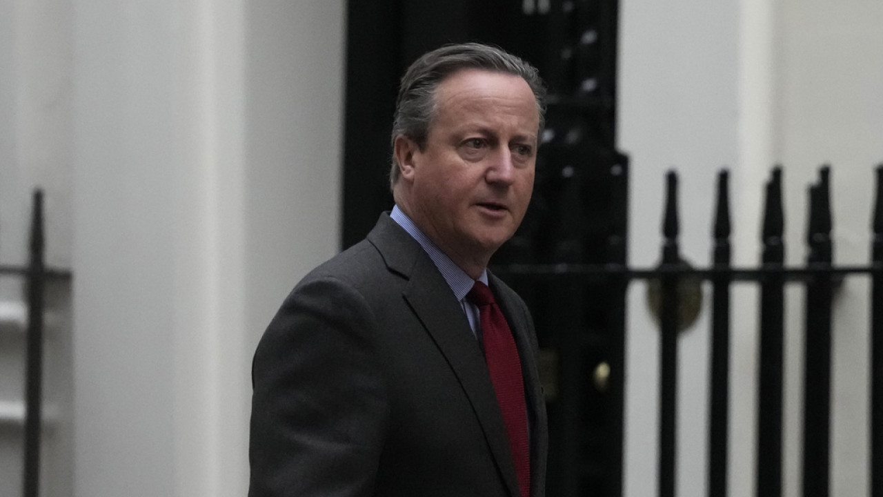 Ap Britains Foreign Secretary David Cameron