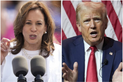 Election 2024: Harris Trump Combo Image